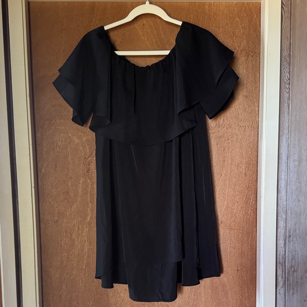 Elegant Black Off-Shoulder Dress